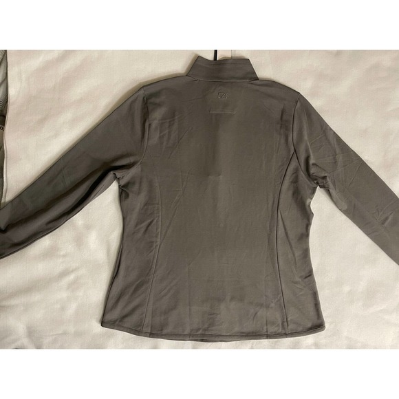 Cutter & Buck Quater Zip Dry Tec 50UPF Pullover Holliday Long Sleeve Women Sz XL - Picture 11 of 11